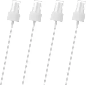 4 Pack Spray Bottle Top, Spray Bottle Nozzle Sprayer Tops Replacement Pump Plastic for Essential Oil Bottles, White