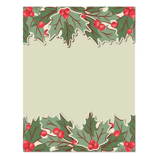 Honey Bee Stamps - Stencils - Holly Border