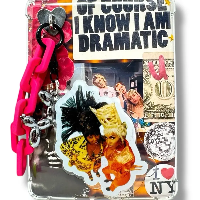 Black American Princesses  Y2K Aesthetic MagSafe PopSocket Retro Vibes with a Modern Twist Ultra-Aesthetic Design MagSafe Compatible Strong Grip Stand High-Quality Print - Phone