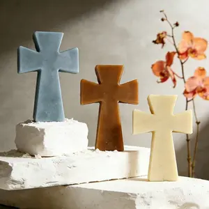 3D Cross Silicone Mold, Geometric Shape Candle Soap Mould, DIY Epoxy Resin Clay Making Mold, Home Decor, Handcraft Souvenir Gift