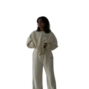 That Girl Club Set Loungewear with Embroidery Detail