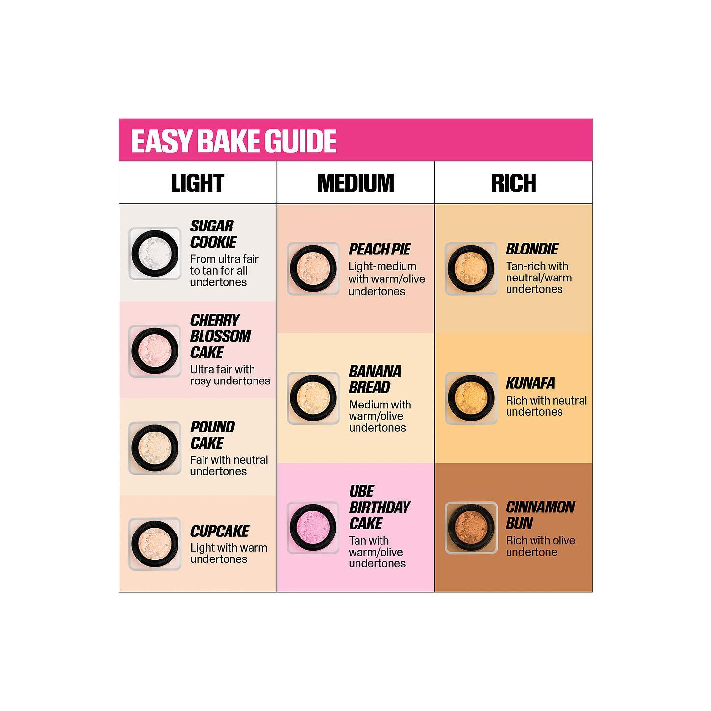 Huda Beauty Easy Bake Loose Powder in Cherry Blossom Cake