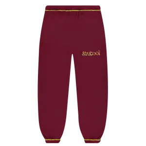 Star Sweatpants (Maroon)