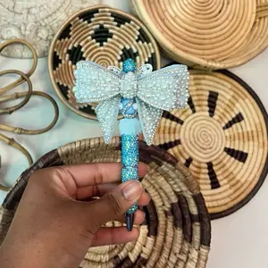 Deluxe Blinged Out Pens with Giant bow Topper - these are only for the huge bows like in the picture all other bows are would be the basic “Blinged Pen”