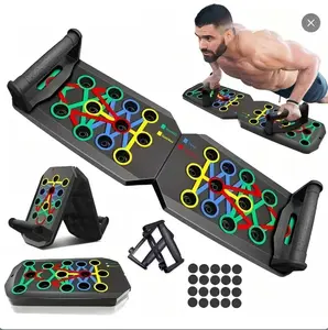 Enhanced Push-up Board Fitness Kit with 28 Holes, Portable Home Exercise Equipment for Chest, Arms