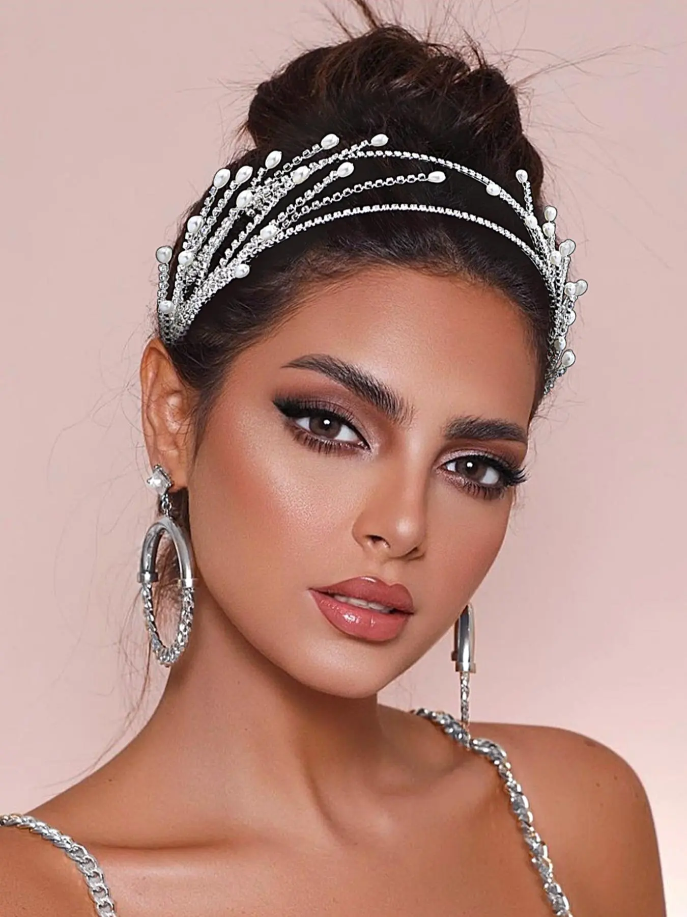 Rhinestone Decorated Headband, Luxury Headband for Wedding 