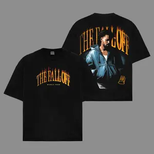 J. Cole The Fall-Off World Tour The Fall Off Men's Oversized Cotton Hoodie Sweater T-Shirt, The Dreamers Hoodie Sweater T-Shirt , Vintage Music Merch Sweatshirt Hoodie T-Shirt, Retro 90s Rap Style, New Album Gift For Fans