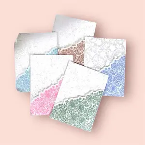Vintage Lace Translucent PET Sticker - 6 Pack - Decorative Journal Sticker - Scrapbook Paper - Journal Stickers
