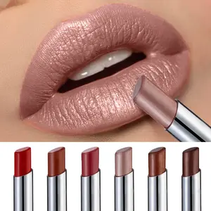 Matte Moisturizing Lipstick, Long-Lasting Easy Application, Non-Sticky, Quick Makeup, Suitable for All Occasions, Girls' Essential Cosmetic