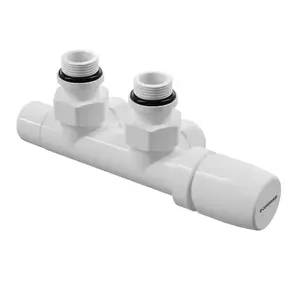Kristal Total Color Valve Square with Pipe Centers 50mm and Thermostatic Option (Left/Right) - Multiple Finishes Available