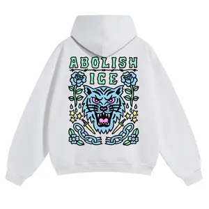 Unisex Abolish Ice Hoodie – Satirical Political Graphic Streetwear