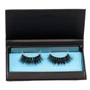 Hummingbird Kiss Sea Breeze 3D Wispy Mink Lashes Soft Glam Eyelash Extensions Natural Volume Reusable Lightweight Cosmetic Makeup 12-15mm Length - Pack