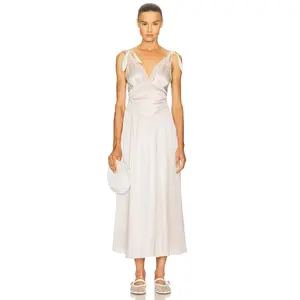 Helsa The Silk Celeste Dress in Blush