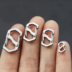 10PCS Stainless Steel S Hook Clasps for Jewelry Making, Handmade Necklace & Bracelet Accessories, Silver
