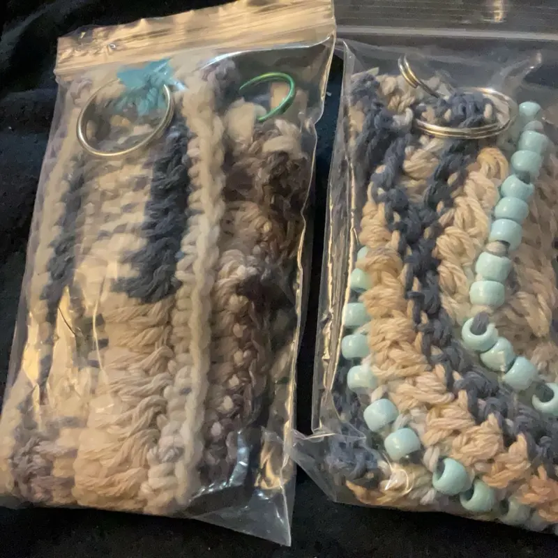 Crochet handmade bracelets 2 in a pack