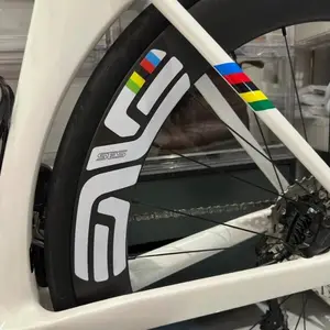 12Pcs/sheet, bicycle wheel sticker, bicycle spoke ornament, bicycle ring rainbow pattern, best rider gift laptop sticker