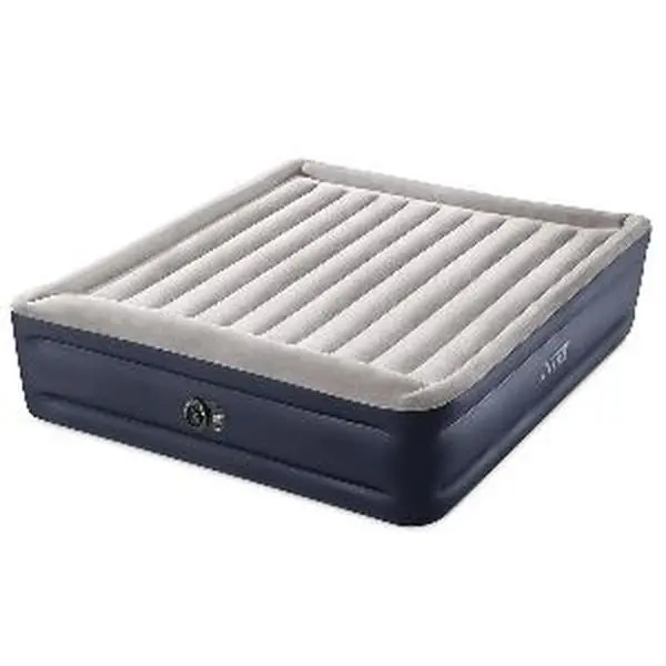Intex King Air Mattress, Dura-Beam Plus 16.5" Inflatable Bed with Built-in Pump