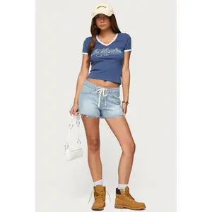 Milla Low Rise Denim Shorts