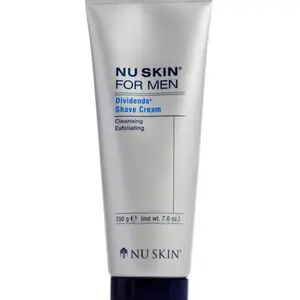 NU SKIN For Men Dividends Shave Cream Cleansing Exfoliating 200g 7oz