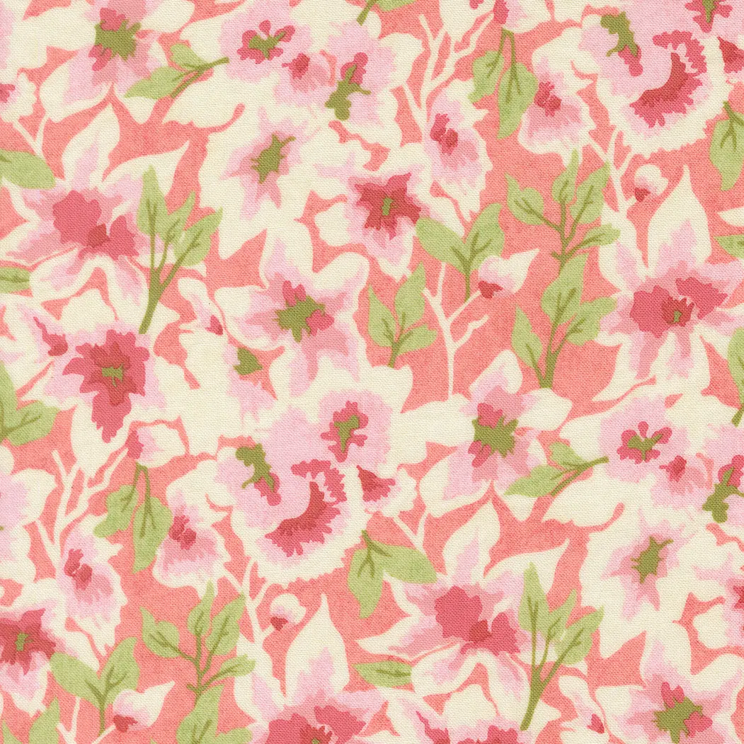 Fabric Moda Peony Gossamer Fieldrush by the Quarter Yard 30781-13