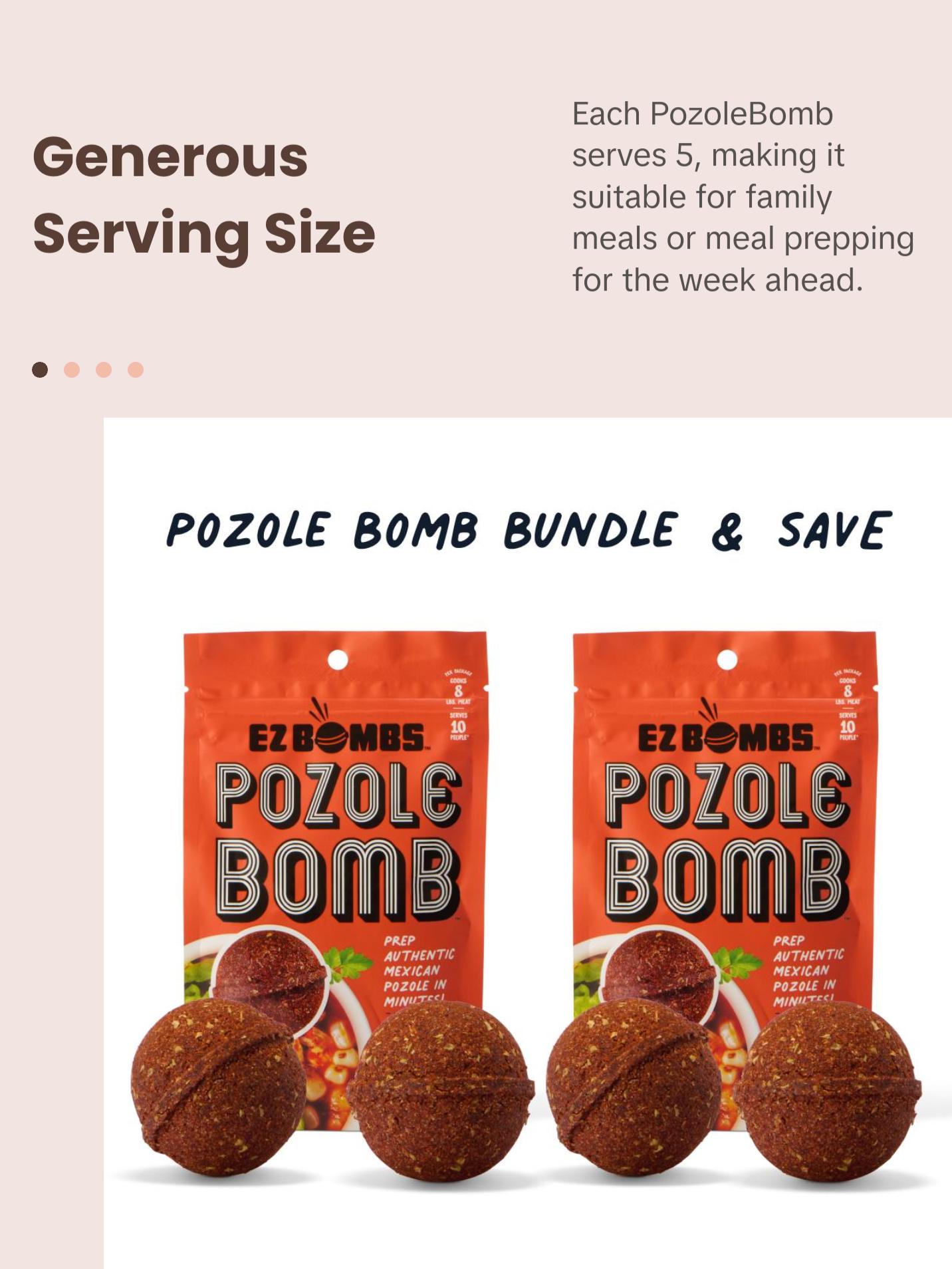 PozoleBombs bundle by EZ Bombs - Seasoning Spice Bomb Flavor for Authentic Mexican Dishes - Traditional PozoleBombs bundle by EZ Bombs - Seasoning Spice Bomb Flavor for Authentic Mexican Dishes - Traditional