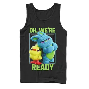 Men's Toy Story Ducky & Bunny Ready Pose Tank Top