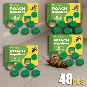 MoonSpry Roach Repellent, Domestic Dormitory Kitchen Powerful Cleaning Cockroach Exterminator Cockroach Gel Bait Pest Control Kit Rodent Repellent Pouches for Indoor & Outdoor Multi-Surface Microfiber Floor Mop indoor infestation