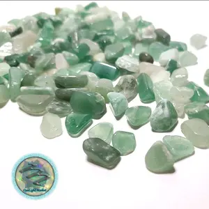 Green Aventurine Crystal Chips 8-14mm | Polished Aventurine Gemstones, Crushed Aventurine, Jewelry, Candles, Crystal Crafts, Crystal Decor