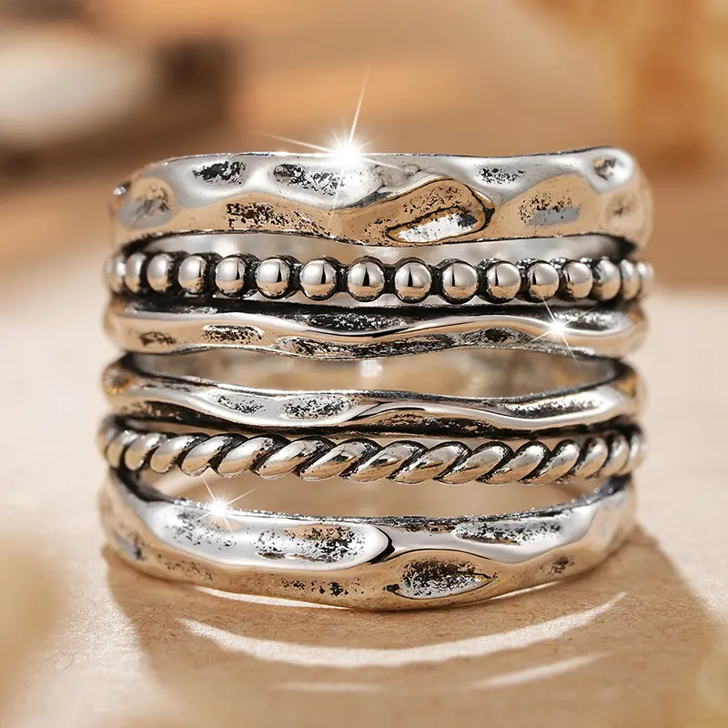 Bohemian Retro Ring,rings for women,wedding ring,promise ring gf,beautiful ring,engagement rings,accessories for women, Suitable for parties,gifts,Christmas and Halloween wear