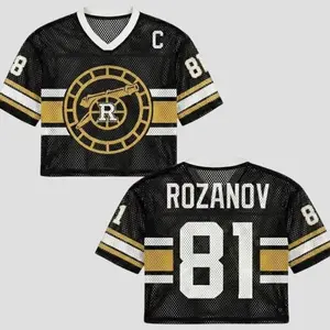 Hollander Rozanov Mesh Crop Top Jersey, Heated Rivalry Crop Top Jersey For Men and Women Fans
