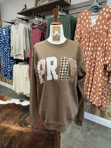 Brown Pray Sweatshirt