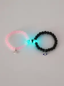Couple Heart Bracelets Set Unique Design, Romantic Gift for Him Her, Heart Shaped Bracelet, Bracelet for Couples
