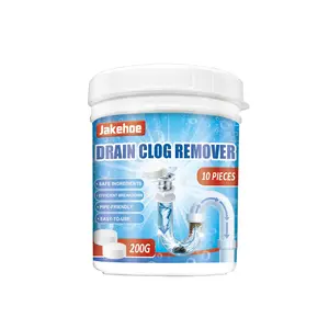 200g Kitchen Blockage & Unclog Drain Pipe Cleaner, Drain Clog Remover, Pipe Cleaning Agent, 1 Count Household Plumbing Cleaner, Household Cleaning Product for Kitchen Bathroom Toilet, Household Cleaning Supplies