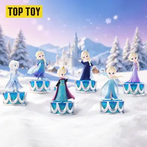 TOPTOY Frozen Queen Return Music Box Figure Blind Box. Delicate Rotatable Music Mechanism, Elegant Elsa Character Modeling, Compact Size For Summer Bedroom Decor. Dreamy Ornament And Perfect Surprise Gift For Frozen Collectors