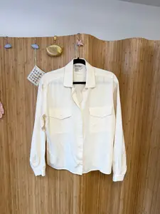 Neiman Marcus Silk Ivory Blouse