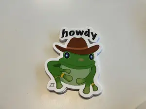 Howdy Frog ZT Draws Stickers