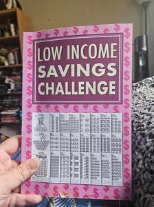 Low Income Savings Challenge Book: Simple Money Savings Challenges Tracker for Women, Easy Way to Save Money $100, $150, $200, $250, $300, $400, $500, $1000, $1500, $3000, $5000, $10000… Paperback – January 12, 2023