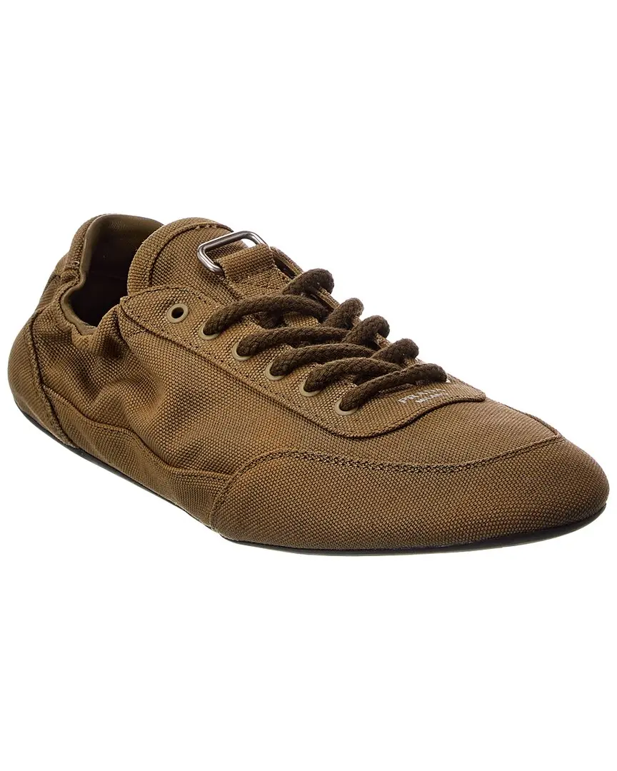 Prada Logo Leather Sneaker