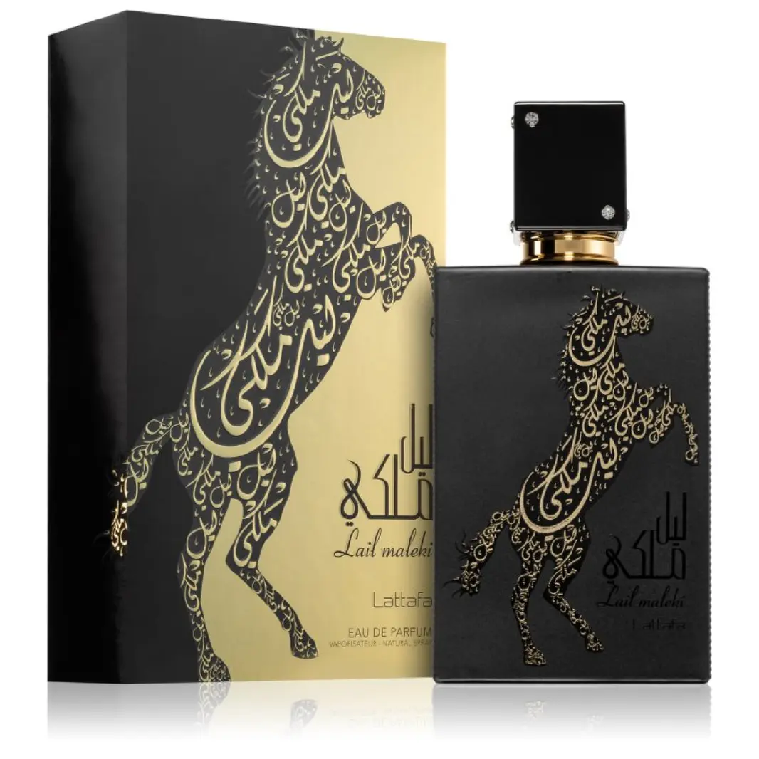 Lattafa Lail Maleki Moroccan Blue Eau de Parfum - 100ml Unisex Alcohol-Based Fragrance, Aromatic Woody Scent, Citrus Musk, Floral Oriental Notes, Aromatic Woody Fragrance