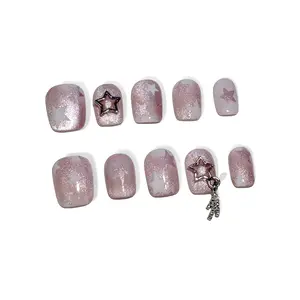 VOILEEDENAILS/MIE09/10-Press On Nails - Long or Short Nails Available in Various Colors and Styles