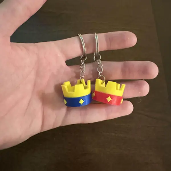 Clash Royal Crown Keychain