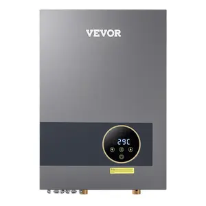fathersdaygift VEVOR Tankless Electric Water Heater, 36kW Instant Hot Water Heater Under Sink, On Demand for Bathroom, Kitchen, Office with LCD Touch Screen, Child Security Lock, Space-Saving, 240V