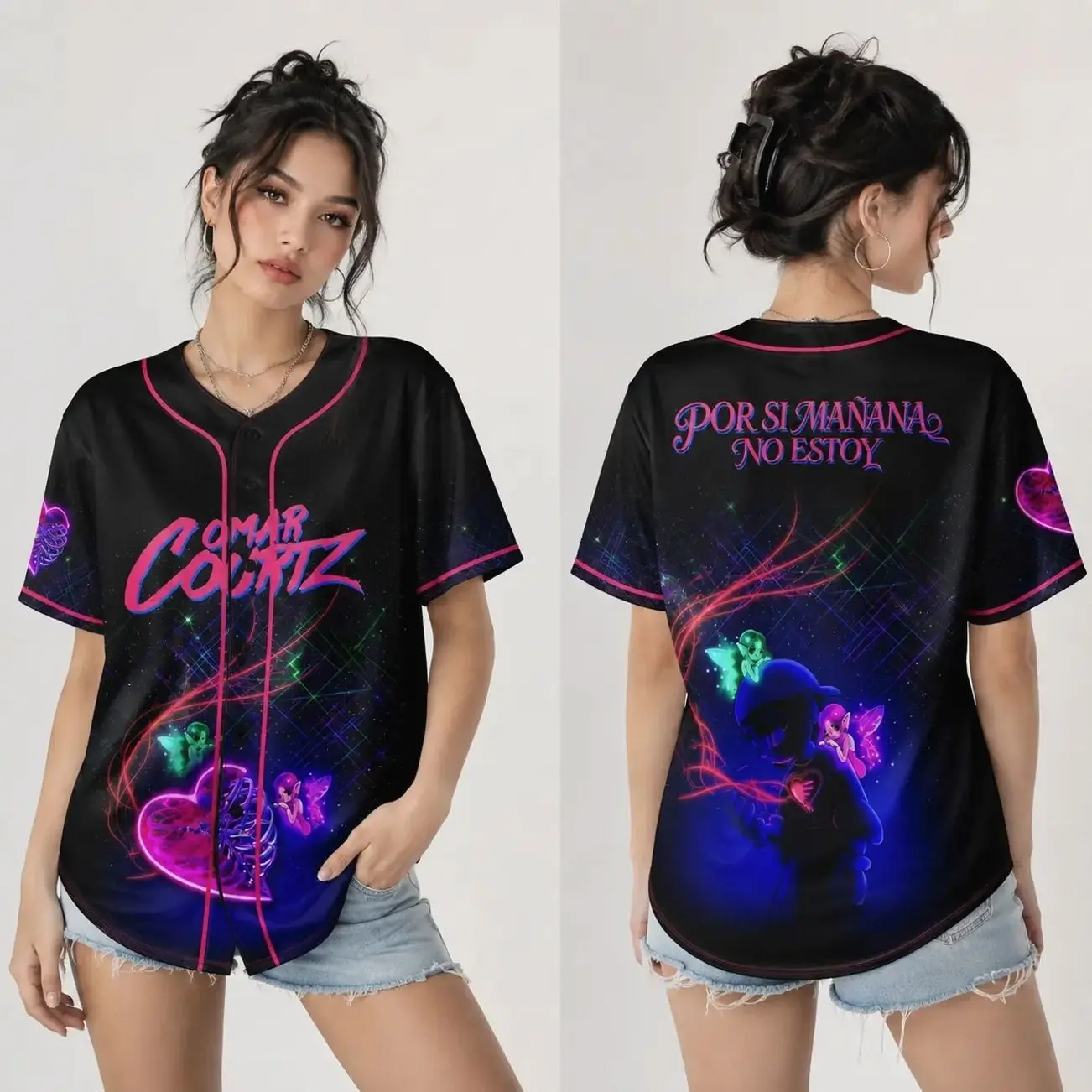 Omar Courtz Shirt, Omar Courtz Por Si Mañana No Estoy Tour 2026 Limited Jersey, No Estoy World Tour 2026 Jersey, Fan Gift Shirt 1WM