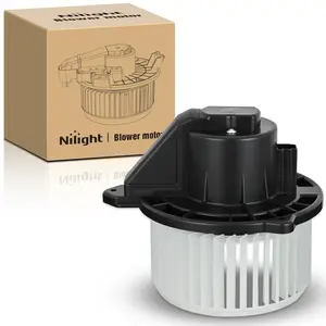 Nilight AC Heater Blower Motor with Fan for Dodge Ram 1500 2500 3500 2002 2003 2004 2005 2006 2007 2008, Jeep Grand Cherokee 2002-2004 - Replaces 700012, PM9198, 5012701AB, 5096255AA, 5096256AA