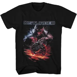 Vintage Disturbed T Shirt Indestructible Era Graphic Retro Vibe Cotton Tee Top HY4230