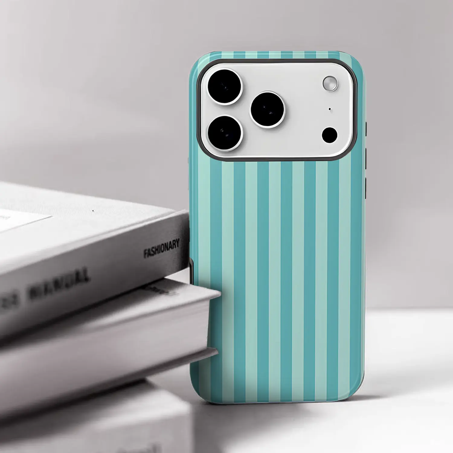 Personalized Aesthetic Striped Touch Phone Case Cute Phone Cover Phone  Accessories Trendy Design for iPhone 17 17 Pro Max 17 Pro 17 16 15 14 13 12  11 - TikTok Shop