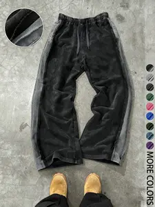 Men's Casual Loose Cotton Sport Pants, Drawstring Waist, Vintage Style, Perfect for Daily Wear, Street Fashion, Holiday Gift, Sports Casual Pants