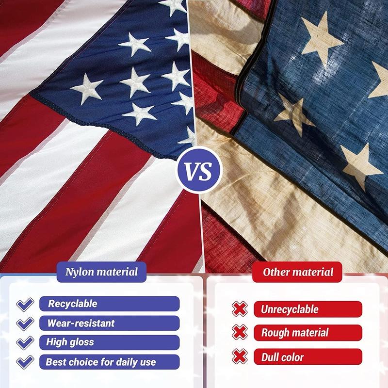 100% Made in USA Flag Nylon 3×5