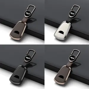 For Cadillac A-Series Key Fob Cover, Fits 2018-2020 Xt5/xt6/ats/kaydian/ct6 Models, Smart Keyless Entry, Metal Shell, 4/5/6 Button Compatibility, Car Key Accessory