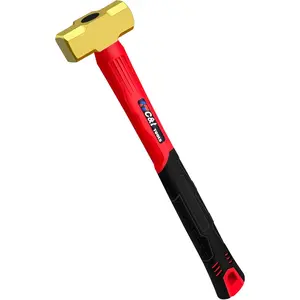 C&T 1lb Brass Sledge,Non-,Comfortable Fiberglass Handle,1-Pounds,Non-,Corrosion Resistant
